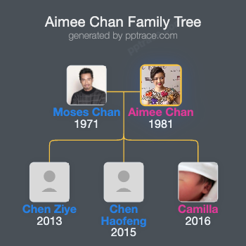Aimee Chan family tree overview