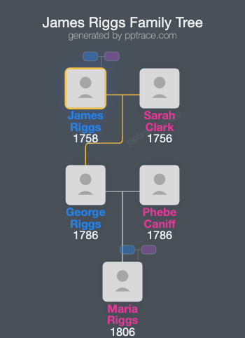 James Riggs family tree overview