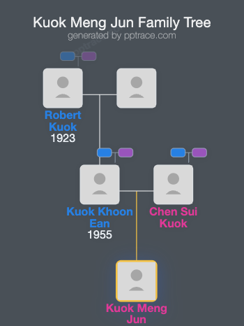 Kuok Meng Jun family tree overview