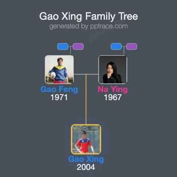 Gao Xing family tree overview