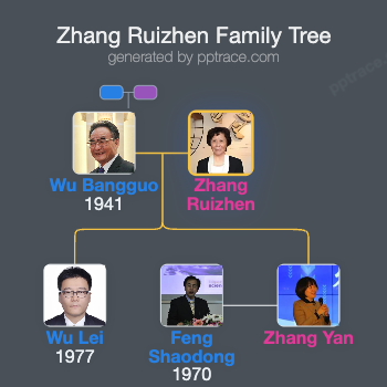 Zhang Ruizhen family tree overview