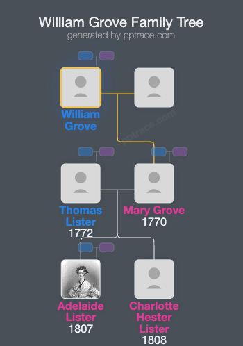 William Grove, Of Honileigh family tree overview