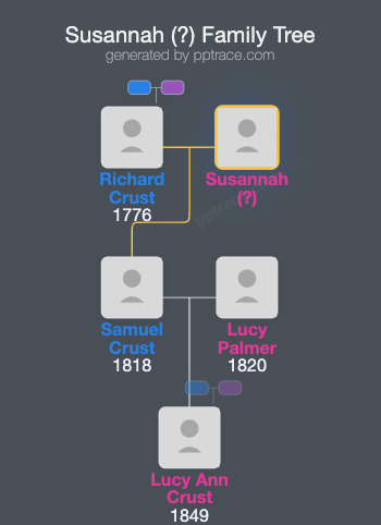 Susannah (?) family tree overview