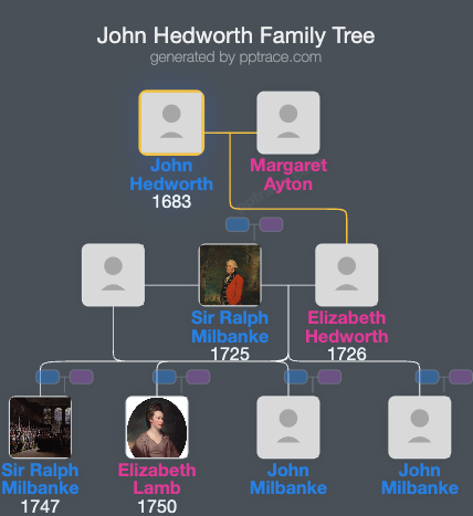 John Hedworth family tree overview