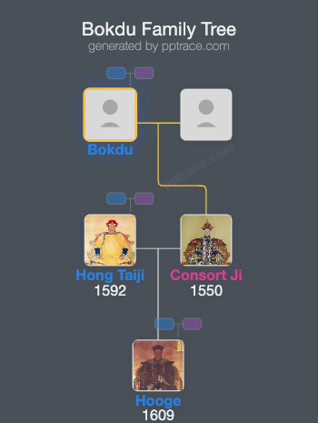 Bokdu family tree overview