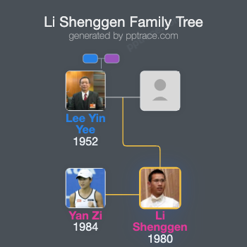 Li Shenggen family tree overview