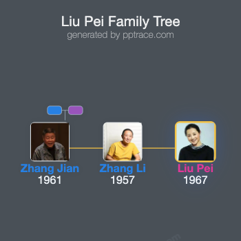 Liu Pei family tree overview