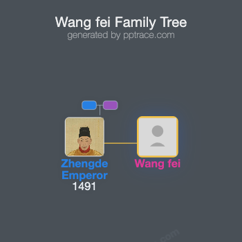 Wang Fei family tree overview