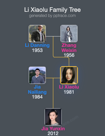 Li Xiaolu family tree overview