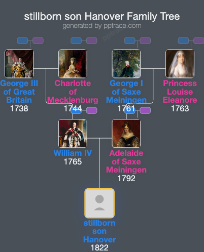 Stillborn Son Hanover family tree overview