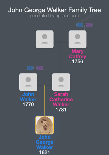 John George Walker family tree overview