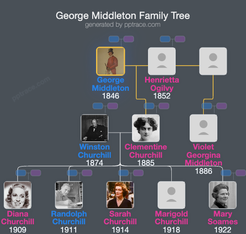 George Middleton family tree overview