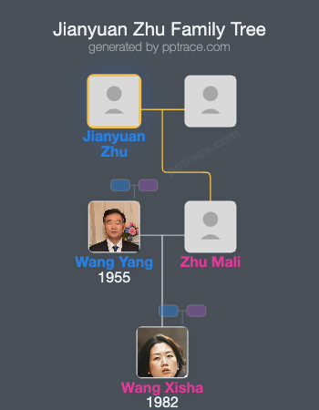 Jianyuan Zhu family tree overview
