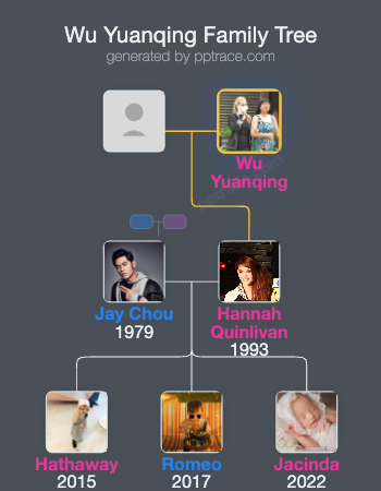 Wu Yuanqing family tree overview