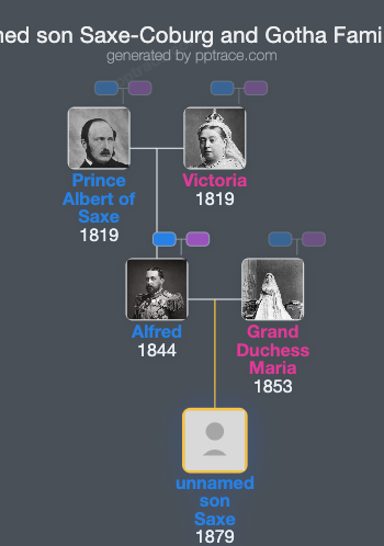 Unnamed Son Saxe-Coburg And Gotha family tree overview