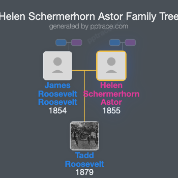 Helen Schermerhorn Astor family tree overview
