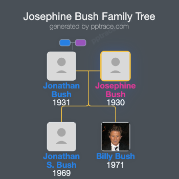 Josephine Bush family tree overview