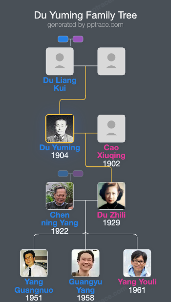 Du Yuming family tree overview