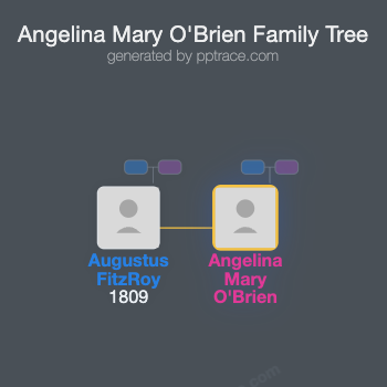 Angelina Mary O'Brien family tree overview