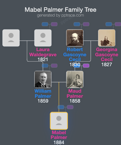 Mabel Palmer family tree overview
