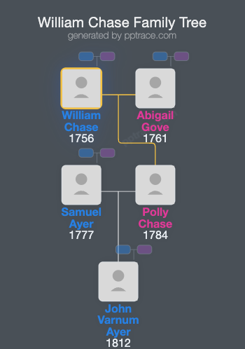 William Chase family tree overview