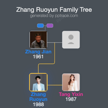 Zhang Ruoyun family tree overview