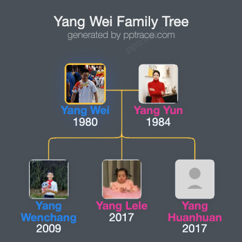 Yang Wei family tree overview