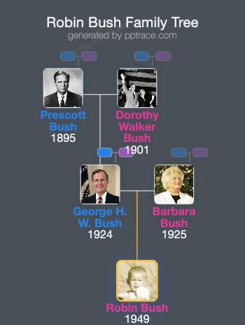 Robin Bush family tree overview