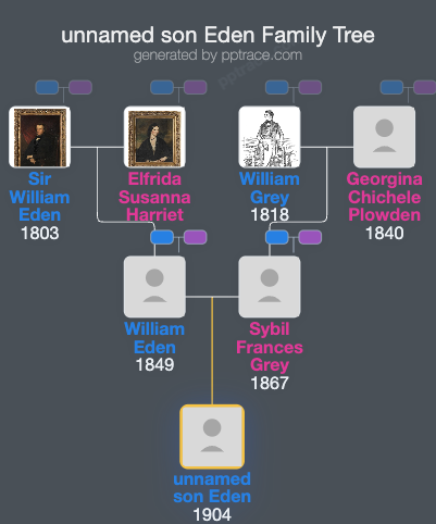 Unnamed Son Eden family tree overview