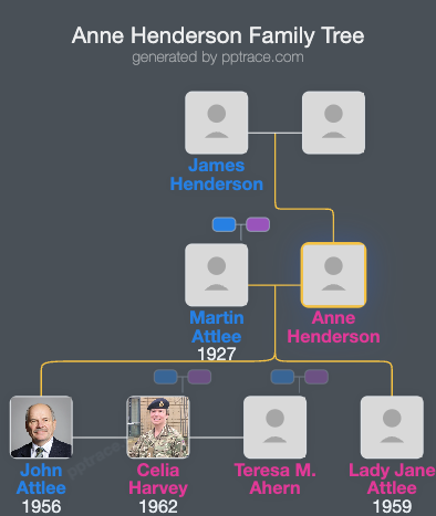 Anne Henderson family tree overview
