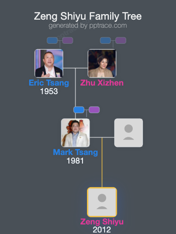 Zeng Shiyu family tree overview