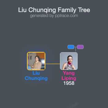 Liu Chunqing family tree overview