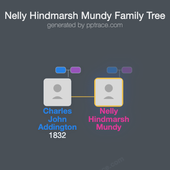 Nelly Hindmarsh Mundy family tree overview