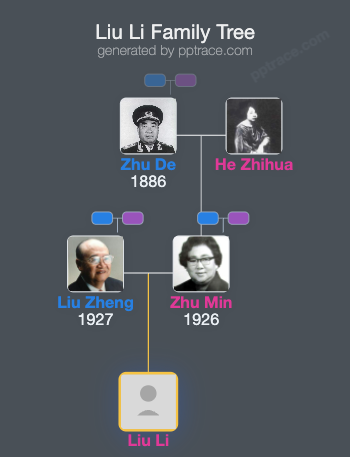Liu Li family tree overview