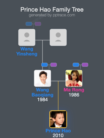 Prince Hao family tree overview