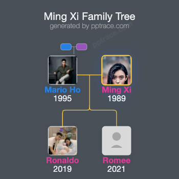 Ming Xi family tree overview