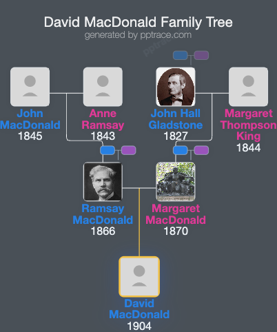 David MacDonald family tree overview