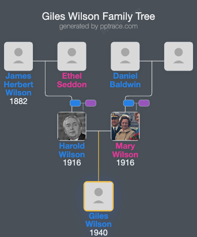 Giles Wilson family tree overview
