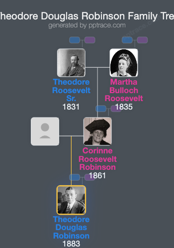 Theodore Douglas Robinson family tree overview