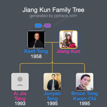 Jiang Kun family tree overview