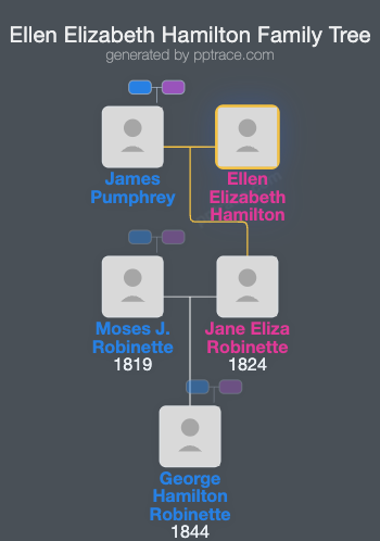 Ellen Elizabeth Hamilton family tree overview