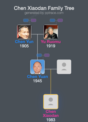Chen Xiaodan family tree overview