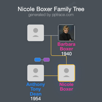 Nicole Boxer family tree overview