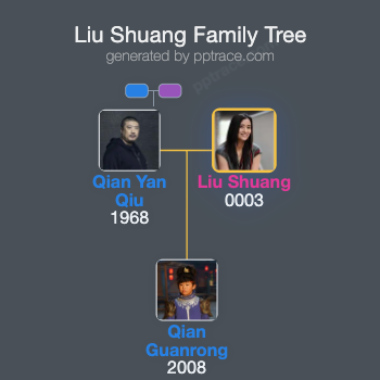 Liu Shuang family tree overview