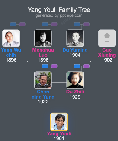 Yang Youli family tree overview