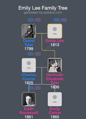 Emily Lee family tree overview