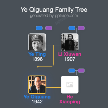 Ye Qiguang family tree overview