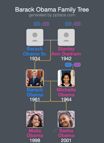 Barack Obama family tree overview