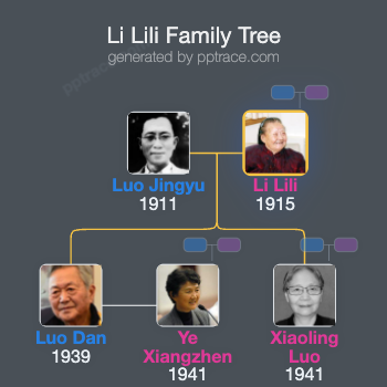 Li Lili family tree overview