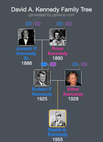 David A. Kennedy family tree overview